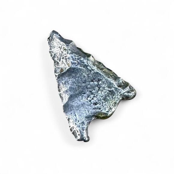 Vintage Sterling Silver Arrowhead Lapel Pin Tie Tack Brutalist Southwestern 925 - Picture 1 of 4